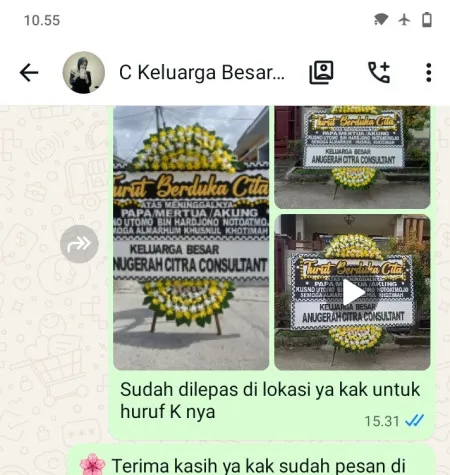 Pengiriman Papan Bunga Duka Bekasi