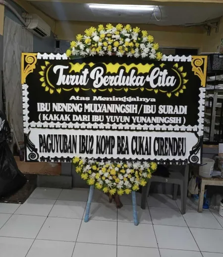 Papan Bunga Duka Bekasi